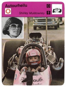 1977 Finnish Sportscaster Formula 1 #70-1664 Shirley Muldowney - Picture 1 of 2
