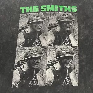 The Smiths Large Black T-shirt Morrissey Band Concert Punk Rock Tour England - Picture 1 of 6