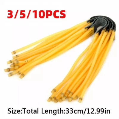 3/10X 6 Strisce Fasce di Ricambio per Fionda in Gomma per Catapulta Fionda Caccia - Immagine 1 di 4