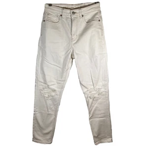 American Eagle Mom Jeans Natural White Stretch Denim Women’s Sz 2 / 26W NWT New! - Picture 1 of 9