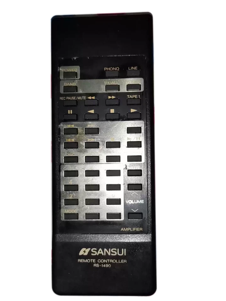 Original Sansui Amplifier Remote Control RS-1490 - Image 1 of 1