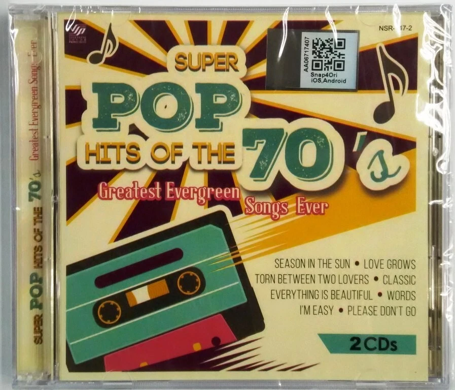 Super Pop Hits of The 70's 2CD 40 Greatest Evergreen Songs Ever Terry Jacks CCR - Image 1 of 4