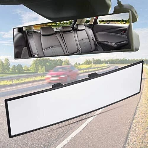 Espejo retrovisor gran angular convexo con lente transparente para coche Angel View Foto 1 de 4