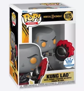 Funko Pop! Mortal Kombat 11 Kung Lao Fatality #1075 Vinyl - (NEW in PROTECTOR) - Picture 1 of 2