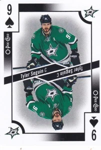 TYLER SEGUIN 2017-18 17-18 OPC O-PEE-CHEE PLAYING CARDS 9 SPADES DALLAS - Picture 1 of 1
