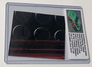 Danica Patrick GODADDY TISSOT Signed Nascar Race Used Sheetmetal Piece #9 - Picture 1 of 1