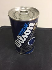 Vintage Wilson Raquet Balls In Steel Can