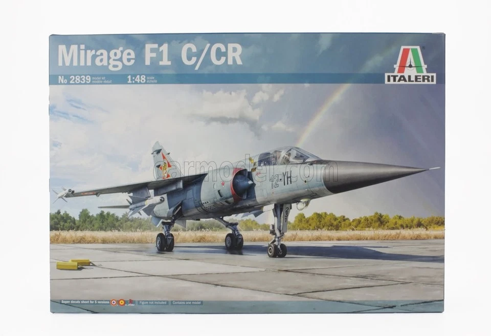 1/48 ITALERI - DASSAULT AVIATION - MIRAGE F1 C/CR MILITARY AIRPLANE 1969 IT2839 - Immagine 1 di 1