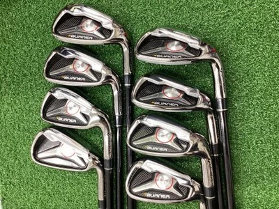 Taylormade BURNER 2009 iron set 5-9+Pw+Aw+Sw RE-AX SUPERFAST Flex-S 8pcs - Image 1 of 4