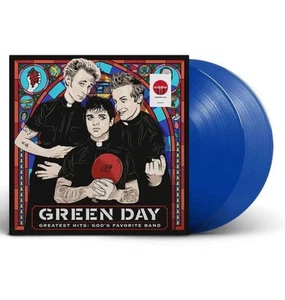 GREEN DAY " GREATEST HITS GODS FAVORITE BAND" 2 LP BLUE VINYL - Picture 1 of 1