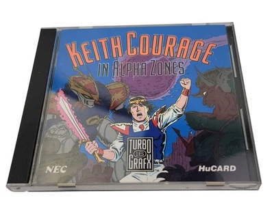 Keith Courage in Alpha Zones (TurboGrafx-16, 1989) Authentic Game - Image 1 of 4