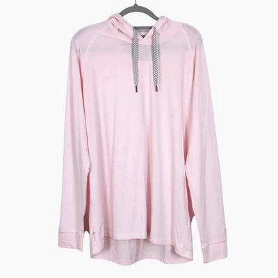 Graham Luxe Hawk Hoodie Long Sleeve Lightweight Performance Pullover Men XL Pink - Image 1 of 4