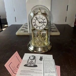 Reloj Aniversario Cúpula Batería Cuarzo Loricron Hecho en Alemania Ornado Número Romano - Imagen 1 de 8