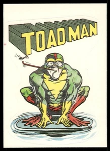 Toad Man 1983 Super Zero Heroes Donruss Card #37 (NM) - Picture 1 of 2