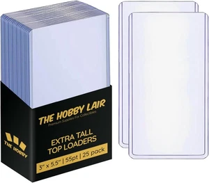 Tallboy Extra Tall & Thick Toploader Compatible with Sealed Pokemon Clear  - Picture 1 of 5