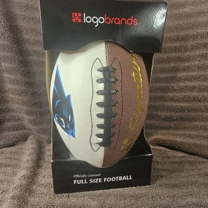 CAROLINA PANTHERS Logo Marcas Firma Tamaño Completo Fútbol Panel Blanco Oficial  - Imagen 1 de 9