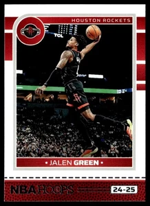2024-25 Hoops Jalen Green Houston Rockets #26 - Picture 1 of 2