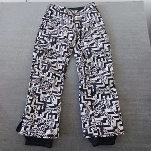 Pantalone Burton donna M bianco nero snowboard sci dryride vita media outdoor - Foto 1 di 8