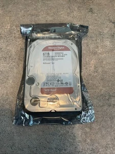 NEW SEALED Western Digital WD60EFAX Red SATA 6TB Hard Disk Drive - Picture 1 of 5
