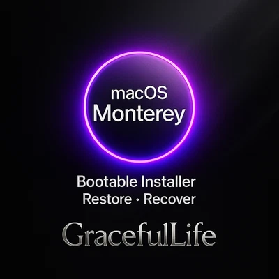 MacOS MONTEREY 12.7.6 ~ Boot Repair Install Recover Restore ~ 64-Bit Software - Image 1 of 4