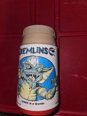 Taza de repuesto vintage Gremlins Thermos Gizmo Mogwai Stripe Aladdin 1984 sin tapa Foto 1 de 3