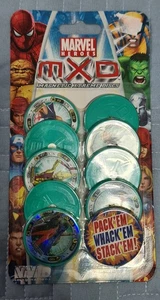 MARVEL HEROES MXD DISCHI MAGNETICI ESTREMI CONFEZIONE DA 10 NUOVI 2005 - Foto 1 di 2