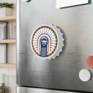 University of Illinois, Chief Illiniwek, Fighting Illini Bottle Opener - Picture 1 of 6