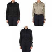 Polyester-Cotton Fabric Style 61159 5.11 Tactical Womens Class B Twill PDU Short Sleeve Shirt