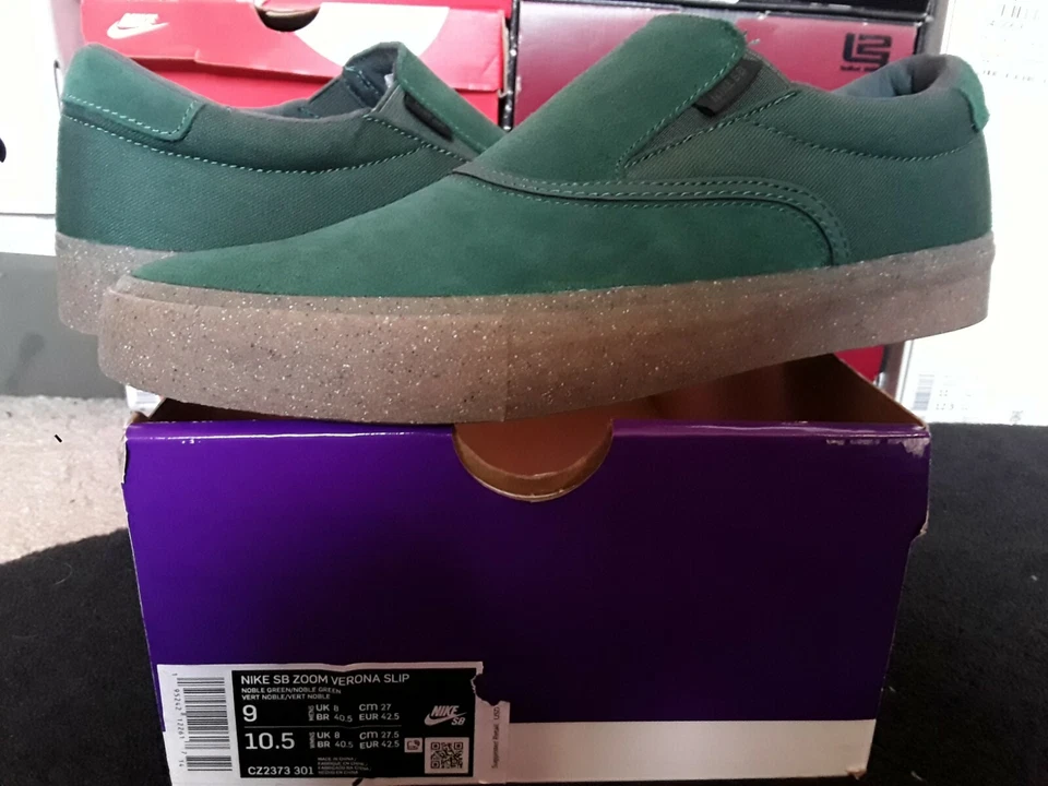 Nike Air Zoom Verona SB Slip Noble Green Gum Light Brown Black dunk 1 CZ2373 301 - Image 1 of 1