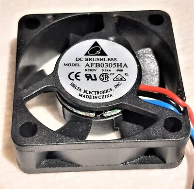 AFB0305HA-AF00  DELTA ELECTRONICS 5VDC FAN, 30mm x 10mm - Image 1 of 4