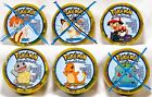 RARE Pokémon Gum 1 oz Pack (2) Ash, Charmander or Squirtle