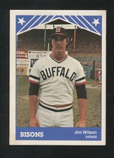 #14 JIM WILSON, Buffalo Bisons - 1983 TCMA Eastern League: VG 970009e