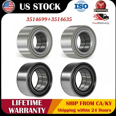 4PACK Front & Rear Wheel Bearings For 2010-2014 Polaris Ranger RZR S 800 900 XP - Image 1 of 4