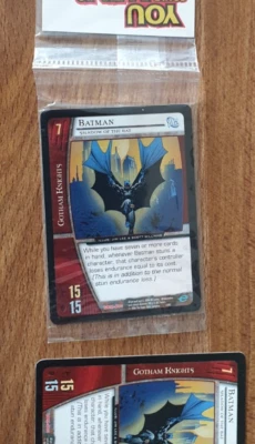 BATMAN SHADOW OF THE BAT CCG TCG VS SYSTEM PROMO CARD DBM-003 FACTORY SEALED - Image 1 of 2