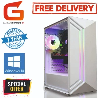 Gaming PC Core i5 32GB 120GB+2TB GTX 1650 Wins 10 Computer FAST PC FREE DELIVERY - Image 1 of 4