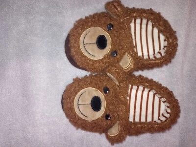 Zapatillas oso de peluche niño pequeño, talla 7/8 Foto 1 de 2