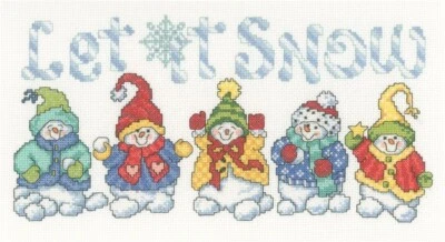Ursula Michael Counted Cross Stitch Pattern ~ Snow Babies ~ 2559 - Image 1 of 2