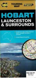 UBD Hobart Launceston and Surrounds Map 780 Map 781 Touring Map - Picture 1 of 1