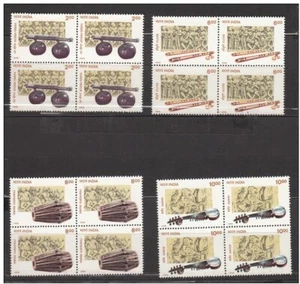 India  1998 Musical Instrument Music stamps Blk/4 4v MNH - Picture 1 of 2