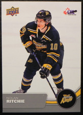 2021-22 21/22 Upper Deck CHL #21 Nolan Ritchie Brandon Wheat Kings WHL