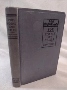 Edgar Poe Poems and Tales Lake English Classics Alphonso Newcomer Vintage HC - Picture 1 of 13
