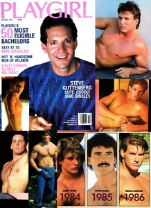 PLAYGIRL 10-86 STEVE GUTTENBERG ATLANTA MEN OKTOBER 1986 KIRK DOUGLAS BUZZINI GE - Bild 1 von 2
