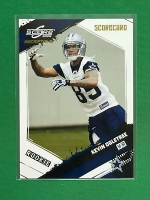 2009 Score Inscriptions Football Kevin Ogletree #363 RC Rookie Scorecard /50 - Image 1 of 2