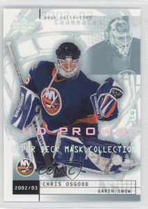 2002-03 Upper Deck Mask Collection UD Promo Chris Osgood Garth Snow #53