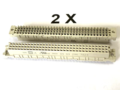 Barra de muelle, DIN 41612, 96 pol. A/B/C, recto, HARTING, 09032967824, 2 unidades Foto 1 de 4