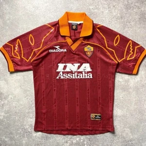 1999-00 Diadora Roma Home Shirt (when Nakata was a member) Size S - Picture 1 of 8