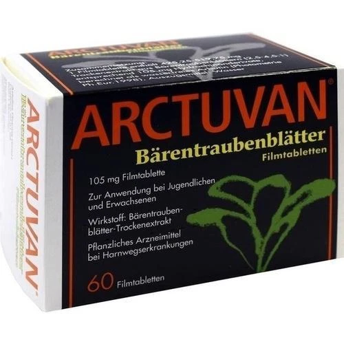 KLINGE PHARMA GMBH ARCTUVAN Bärentrauben Filmtabletten 60 St PZN 1532302