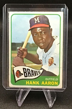 1965 O-Pee-Chee HANK AARON #170 Milwaukee Braves *low grade*