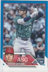 2023 Topps Update Shohei Ohtani All-Star Game Blue Parallel SP ASG-6 Angels - Picture 1 of 1