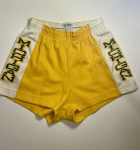 Champion Shorts Vintage Michigan 70er Jahre gelb 28-30 Polyester - Bild 1 von 10